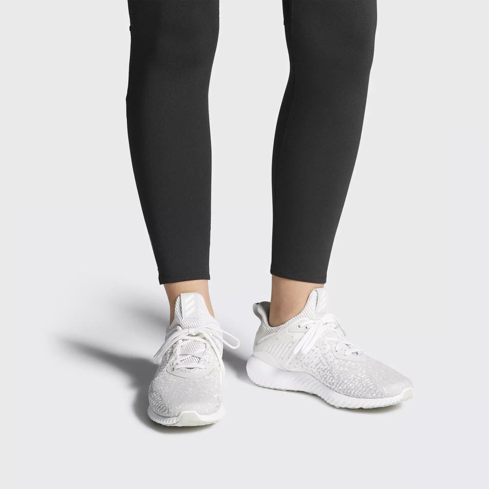 Adidas Alphabounce 1 Tenis Para Correr Blancos Para Mujer (MX-50059)